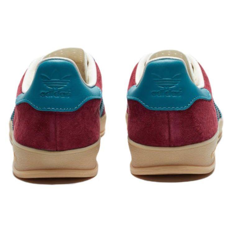 adidas Gazelle Collegiate Burgundy Green Unisex Sneakers Red Arctic-Fuchsia Collegiate-Green IG4996
