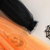 Vestito a maniche lunghe con stampa di zucche per bambina, per l'uso casual di tutti i giorni