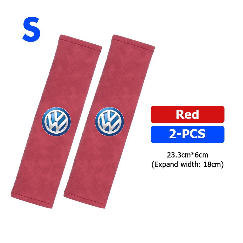 BIG1 For Volkswagen VW General Motors Seat Belt Cover Adjustable Belt Shoulder Pad Golf 4 5 6 7 Polo Jetta Sagitar Magotan Passat B5