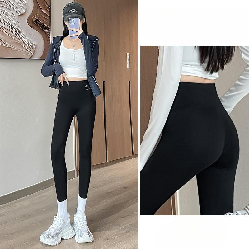

Женские бесшовные леггинсы с высокой талией, спортивные штаны для фитнеса, леггинсы для спортзала, женские эластичные брюки Shark, штаны для велоспорта M чёрный