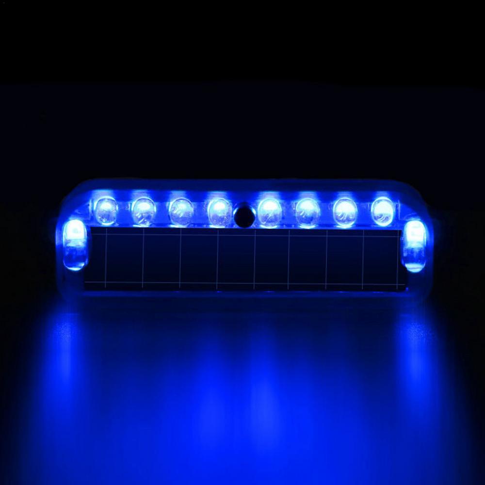 LED Car Anti-rear-end Collision Light Anti-collision Warning Wiring Free Light Vibration Sensor Flashing Breathing Light Solar
