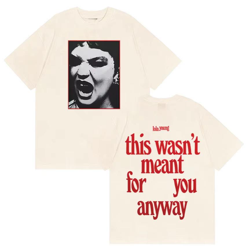 Lola Young Album Tour 2025 Graphics Cover T Shirts Men Women's Fashion Oversized T-shirts Vintage Harajuku Short Sleeve T Shirts