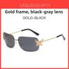Butterfly Fashion Sunglasses For Women Summer Uv400 No Frame Pink Lens