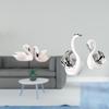 Elegant Resin Swan Sculptures And Figurines for Bedroom Office Living Room Table Centerpiece Book