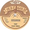 7inch Record PAUL ANKA  Diana OG9077 Old Gold 1980 UK Rock Used