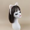 Katzen Kostüm Zubehör Katzen Ohren Stirnband Schwanz für Kinder Kleinkinder Halloween Cosplay Party Zubehör Tier Kostüm