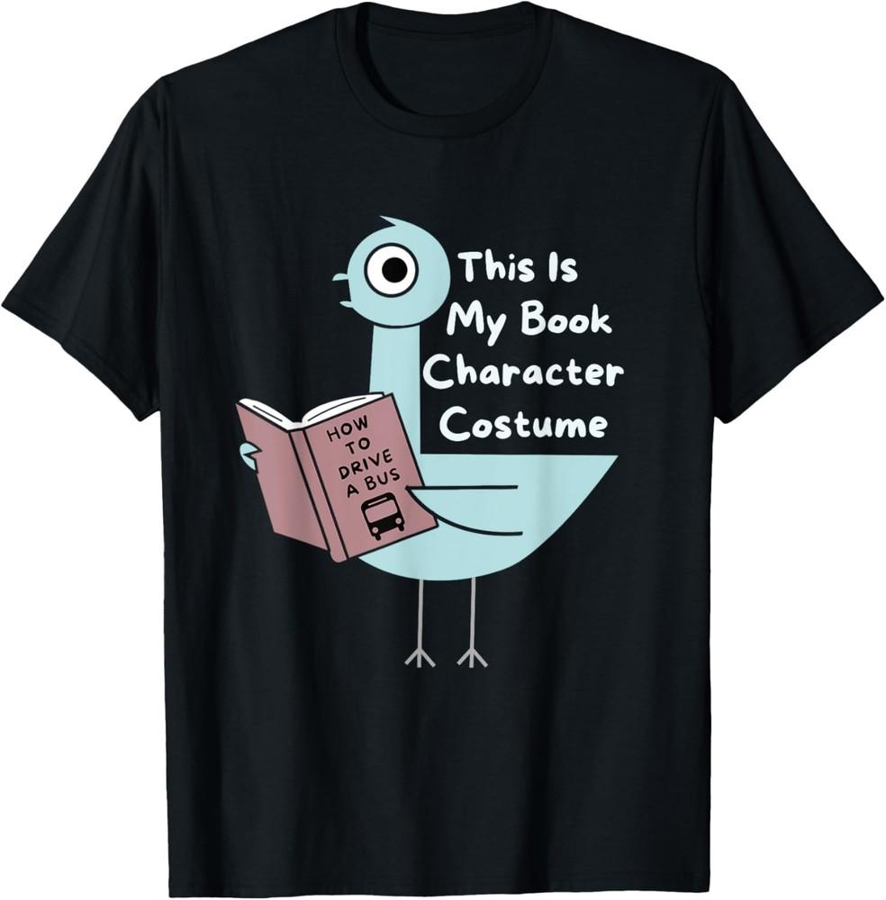 This Is My Book Character Costume Funny Pigeon Kids Reading T-Shirt Unisex T-Shirt XL