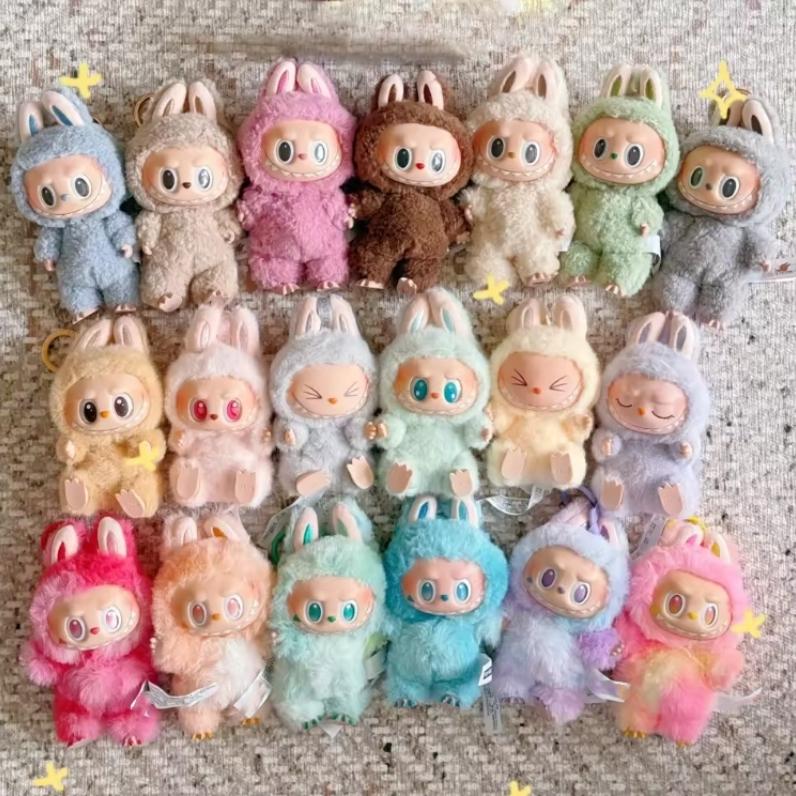 For Lafufu 17cm The First Second and Third Blind Box Heart Beat Series Doll Cloth Car Interior Decor Pendant Birthday Toy Gifts