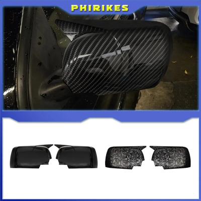 Side Rearview Mirror Cap Wing Side Mirror Cover M Look Mirror Covers For Land Rover Range Rover L322 MK3 02-06 For BMW X5 E53