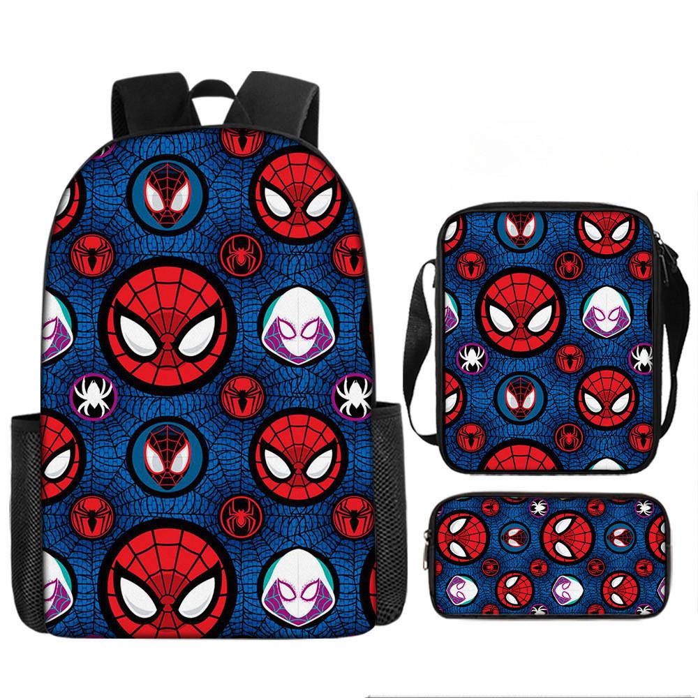 Child Printed Backpack Schoolbag Shoulder Bag Pencil Bag