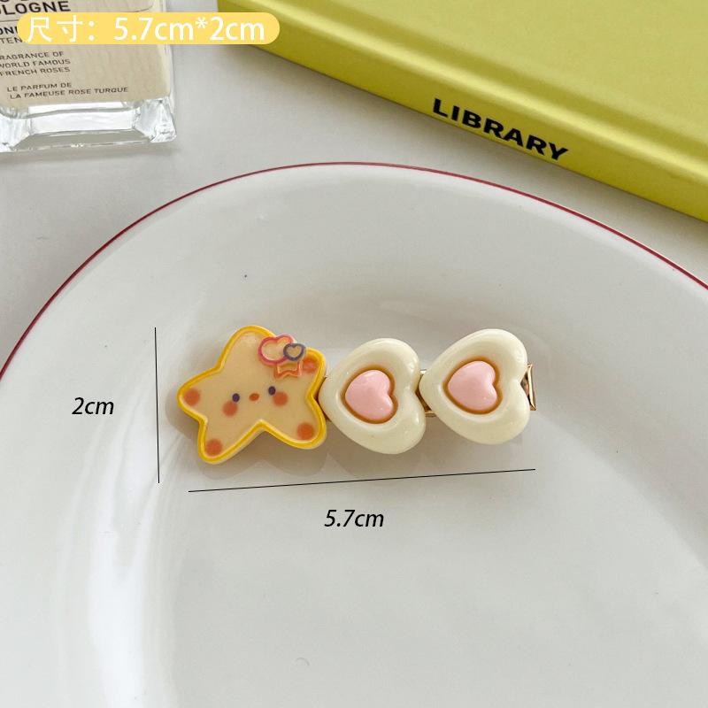 

Cute, Sweet, Star Hairpin, Elastic and Durable Hair, Forehead Bangs Clip, Children s Hair Band, Duck Bill Clip, Headdress.