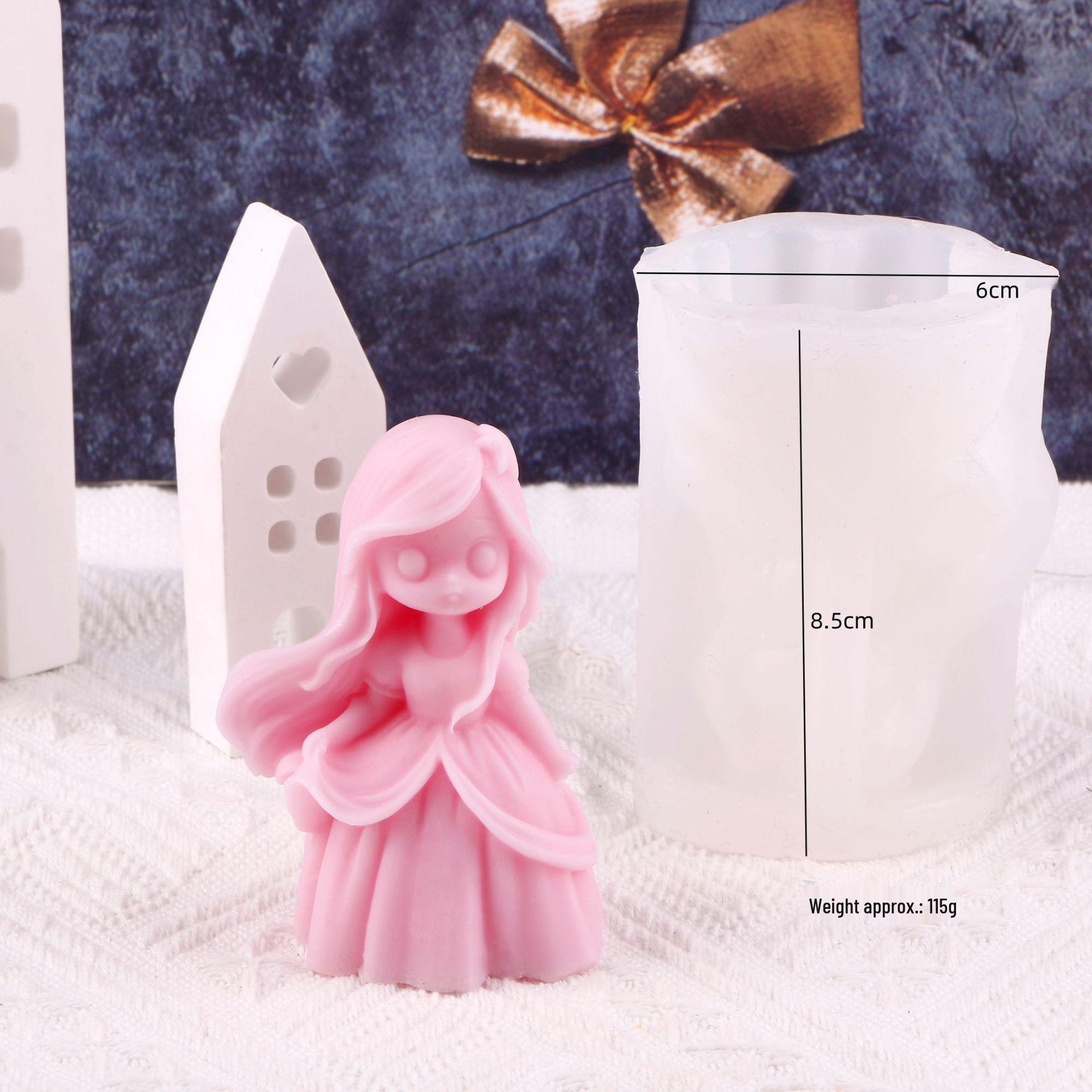 

Принцеса Бетті 3D Гіпсова Лялька та Силіконова Форма для Свічки