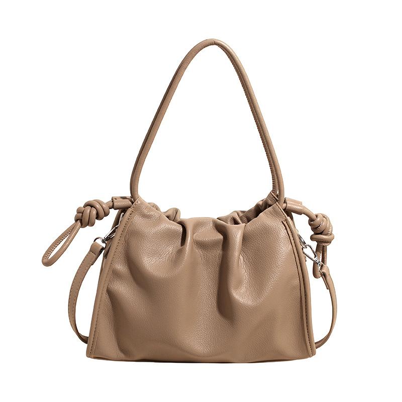 Fashion pleated cloud shoulder bag women's bag early autumn women's bag large capacity underarm satchel