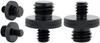Adapter Screw Reduction 1/4" To M10 Tripod Aluminum Black Lamp 18 Mm