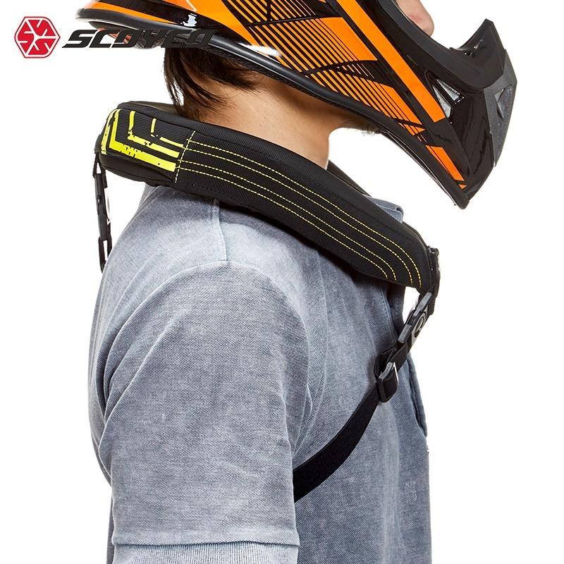 High-quality SCOYCO N02B Neck Protector Men Women Motorcycle Cycling Racing Protective Gear Long Distance Motocross Neck Guard
