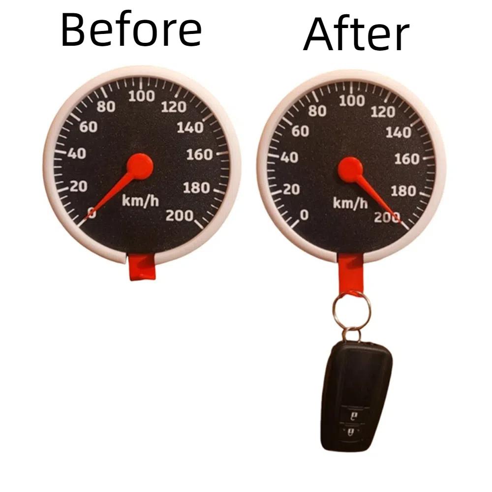 Multifunctional Speedometer Key Holder Pointer Rotatable Fun Key Organizer  Children's Toys