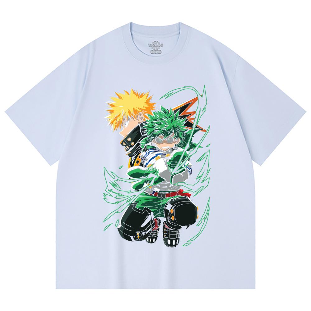230 Gsm 100% Cotton My Hero Academia V21 Print Unisex Heavy Cotton T Shirt