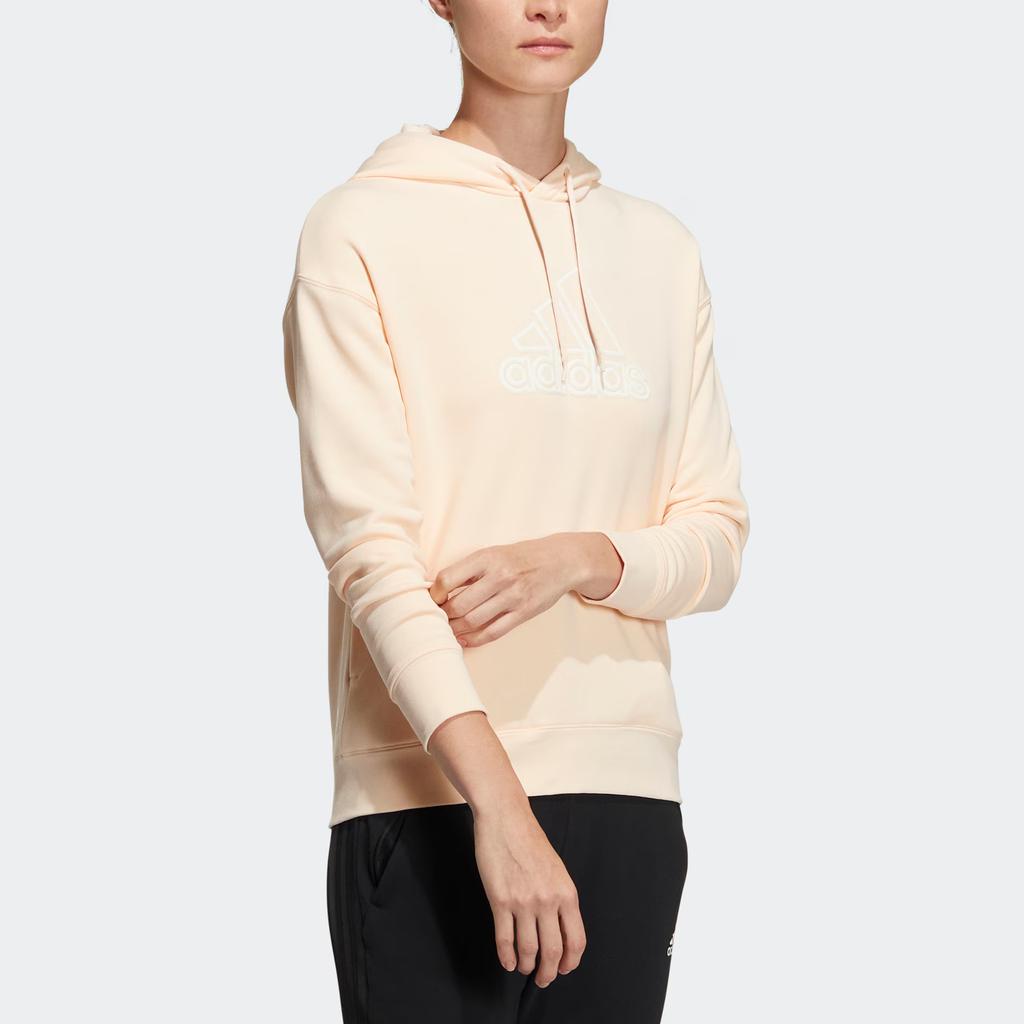 Adidas Essential Hoodie Sweatshirt Women Tops Pink HM5281