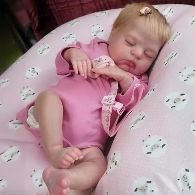 48 cm-es Reborn Baby Doll Remi 3D bőr valósághű gyökeres haj szimulációs babajáték gyerekeknek Bettie