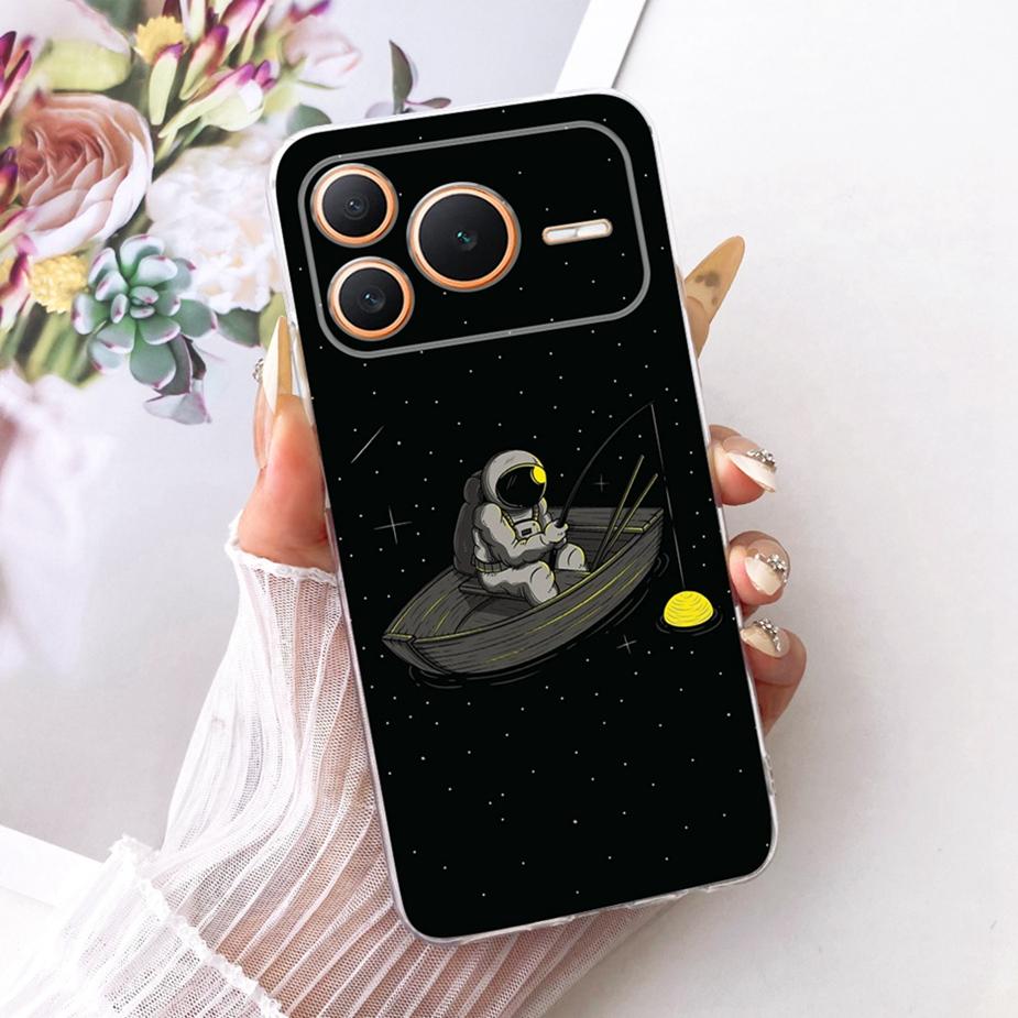 For Honor Power 2 5G Case SER-AN00 Luxury Girl Peacock Painted Cover Soft Slim Phone Case For Honor Power Power2 5G Fundas Coque