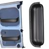 Organizer Holder Door Shelf for Camper, Boat, Car Trailer, Black