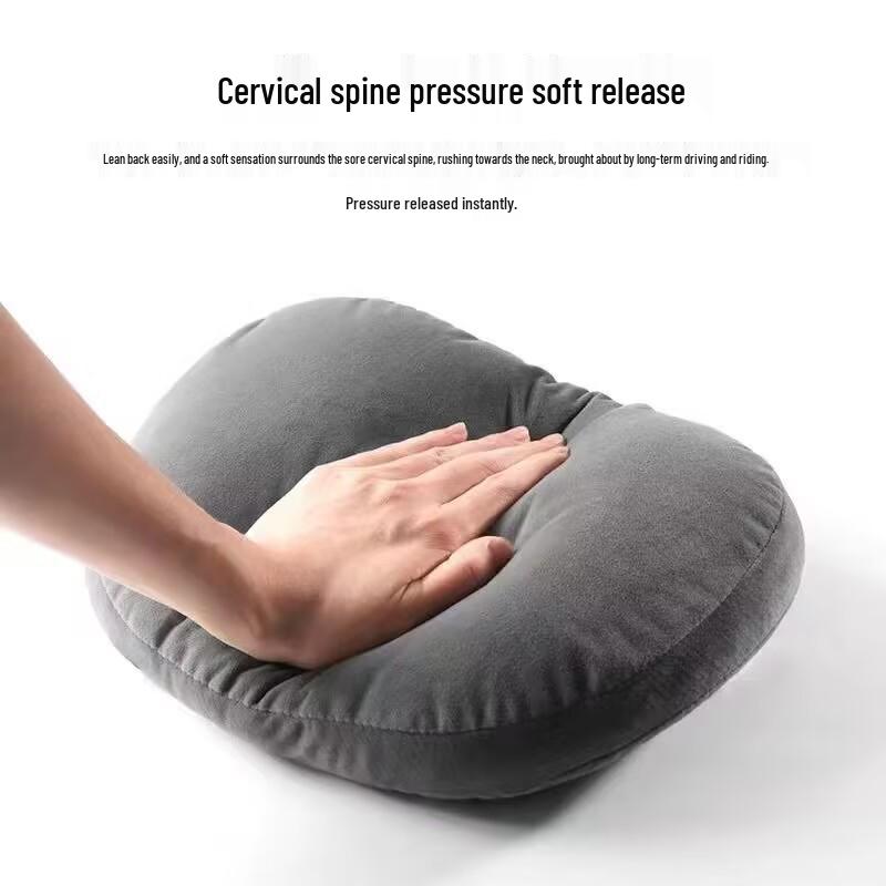 Suede Lumbar Support Pillow for Maybach - Original Neck and Headrest Cushion