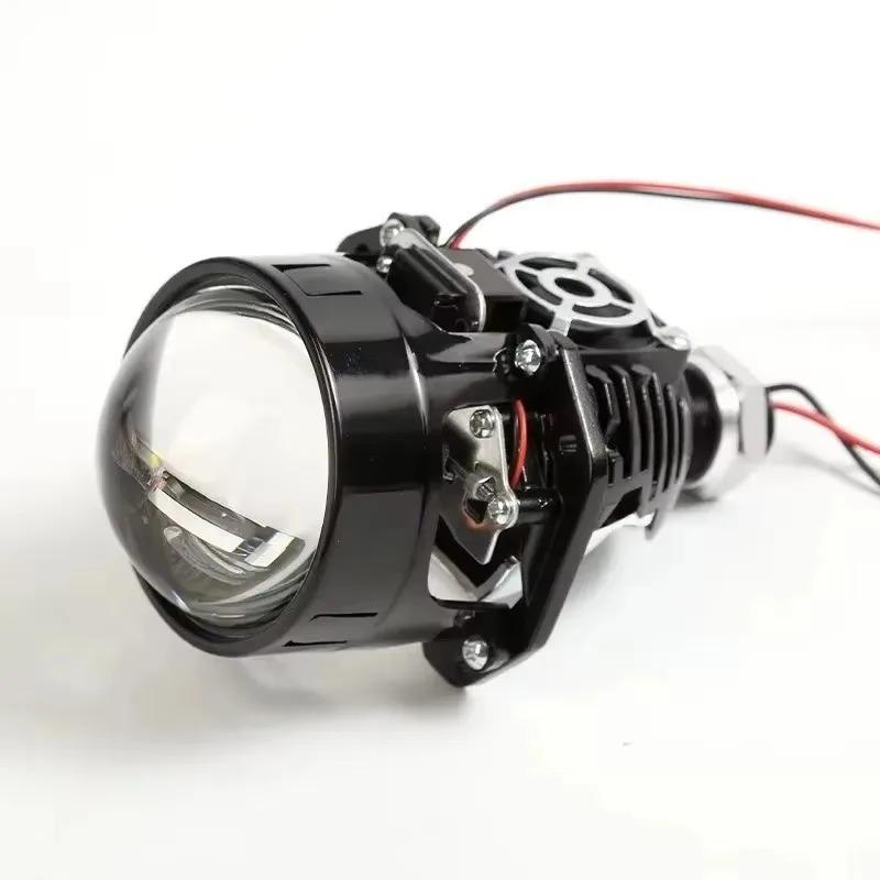 LED Light 12V Fog Lights Metal Projector Lens for 2.5 Inch HID Bi-xenon Fog Lamp Motorcycle Car Retrofit Use H4 H7 9005 HID