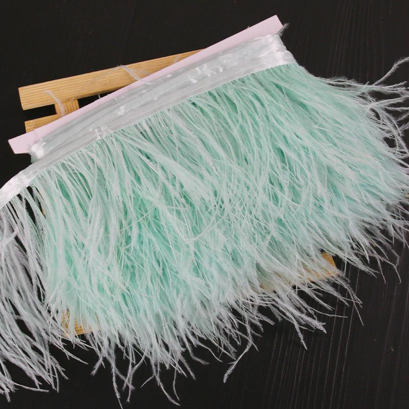 8-10 Ostrich Feather Diy Handmade Jewelry Accessories Crafts Decorative Clothing Skirt Cuffs