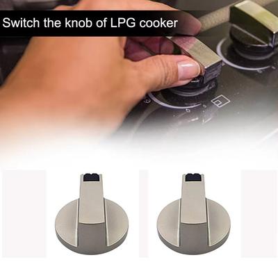 2pcs Round Rotary Switches 6/8mm Gas Stove Cooker Control Knob Kitchen Cooktop Oven