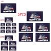 Trump 10pcs Donald Bumper Sticker 2020 All Aboard The Trump Train Car Stickers