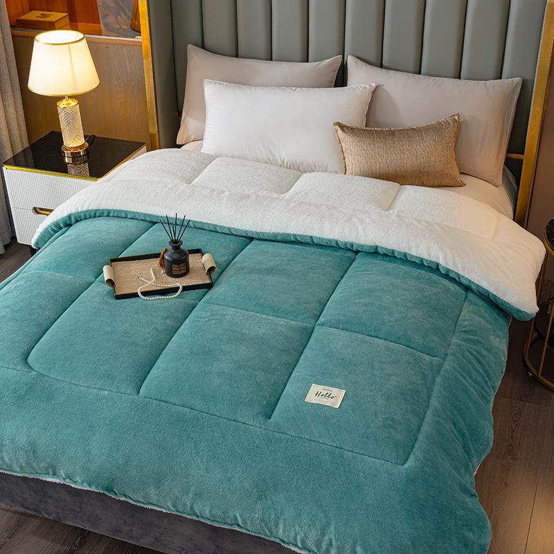 480GSM Heavy Sherpa Fleece Blanket – Double-Sided Warm Throw for Couch, Bed, Office and Travel, Reversible All Season Comfort, Room & Sofa Decoration