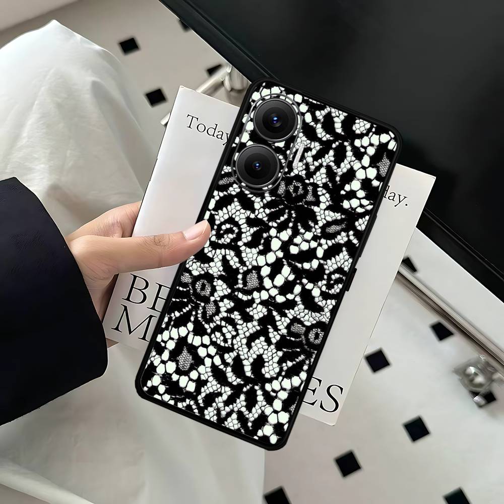

Lace Style Cool Girl Phone Case For Xiaomi Mi 5X 8 9 10 11 12 Lite Pro 10T PocoX3pro PocoM3 Note 10 Pro Lite Redmi Note11Epro