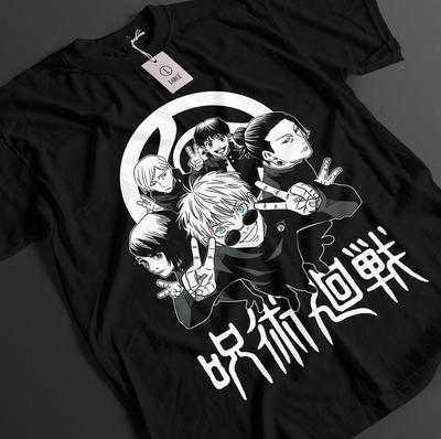 Jujutsu Kaisen Tričko Gojo Tričko Itadori Top Nobara Tričko JJK Anime Megumi Tričko
