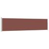 Retractable Side Awning 120*500 cm Brown