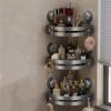 Suction Cup Storage Organizer Wall Mounted Wall Corner Shelf Corner Shelf Organizer  Toilet Area