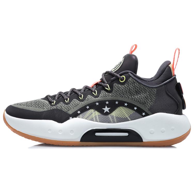 

Li Ning Yushuai 14 Low Textile, TPU Slip Resistant Abrasion Resistant Low top Basketball Shoes Men s Black Green ABAQ067-7- 43