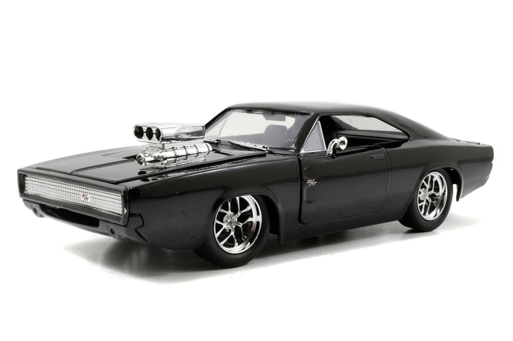 JADA TOYS 1/24 Scale Fast & Furious Diecast Car: DOM'S 1970 DODGE CHARENGER R/T