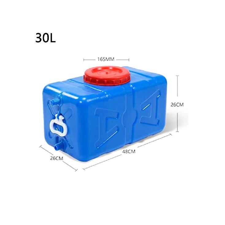 50L/75L Portable Large Capacity Water Storage Tank Drink Container Camping Water Storage Tank for RV Emergency Travel Horizontal