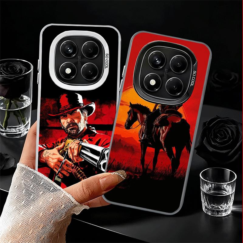 Red Dead R-Redemption Soft Phone Case for Xiaomi Redmi Note 13 14 15 Pro Plus 12S 12 11S 11 11T 10S 10 Shockproof Cover Back She