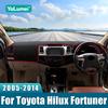 For Toyota Hilux SW4 Fortuner AN50 2005 2006 2007 2008 2009 2010 2011 2012 2013 2014 Car Dashboard Cover Sun Shade Accessories