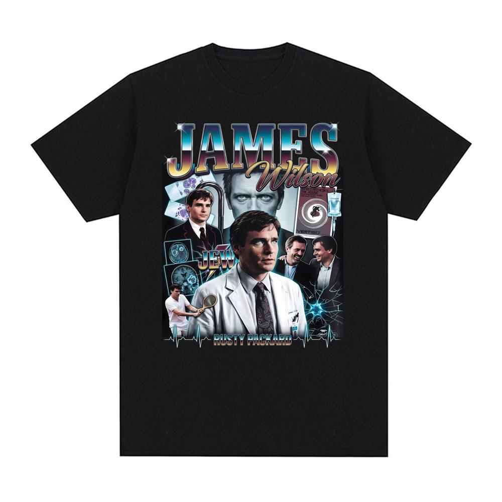 

Dr James Wilson House MD T-shirts Men s Women Clothing Fashion Vintage T Shirt Casual Oversized High Quality T Shirts Streetw... 5XL різнокольоровий