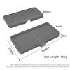 Silicone Drain Soap Box Anti-slip Soap Tray Dishes for Bathroom Washing Table Soap Tray Free Punch Drain Rack BXFZH05