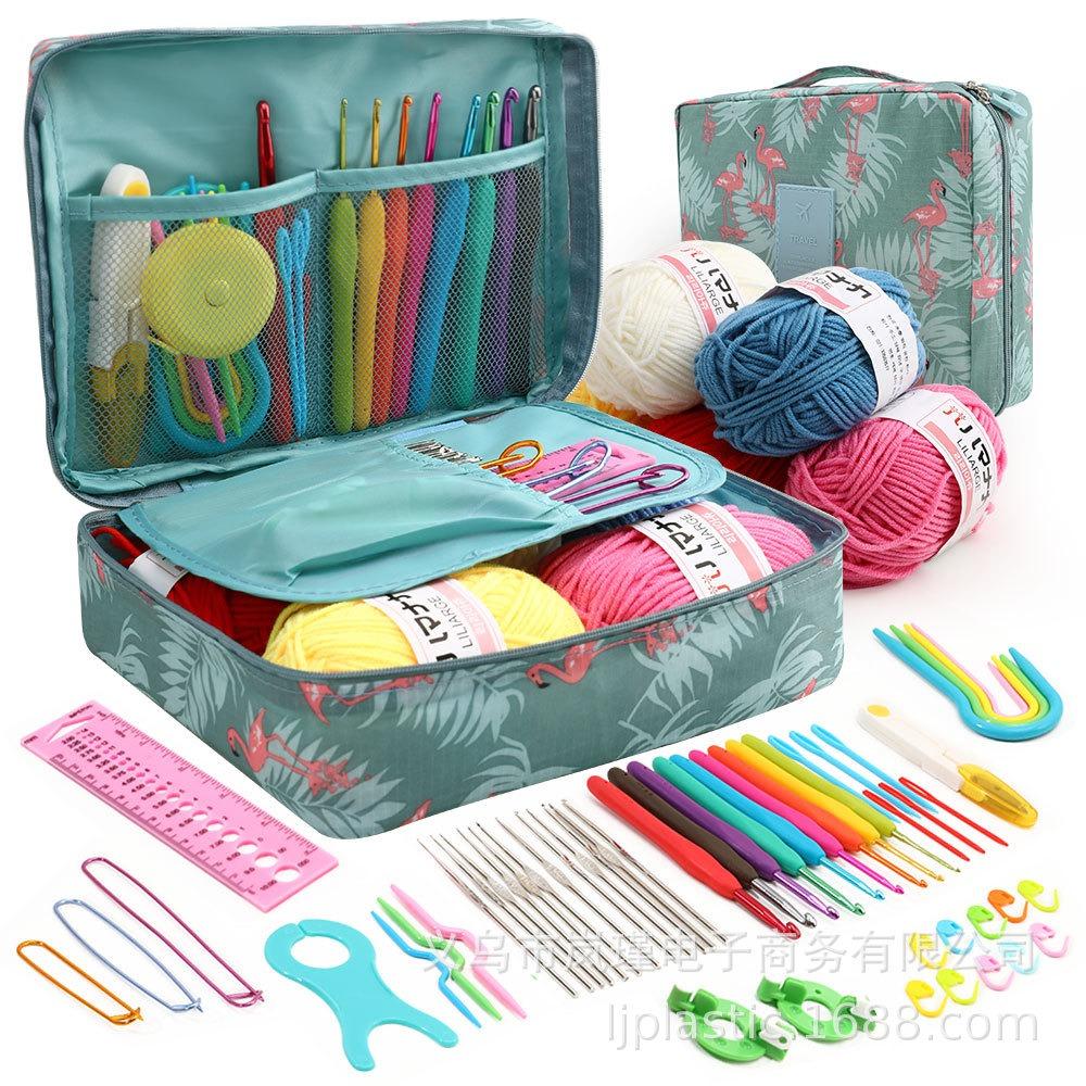 Crochet Full Set Beginner Knitting Tool Set DIY Yarn Crochet Material Pack