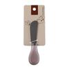 Stainless Steel Titanium-Plated Cheese Knife Set - Includes Cheese Knife, Fork, and Spatula.