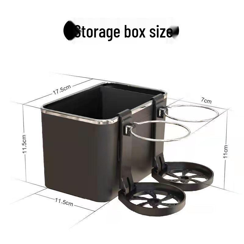 Creative Car Tissue and Cup Holder Armrest Box - Interior Storage Accessory