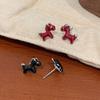 Fashionable Horse Design Earrings with  Enamel Coating Drip Oil Artwork Ear Accessories for Sensitive Ears