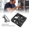 100mm PC PWM Case Fan 100mm Dual Ball Intelligent Temperature Control 1800RPM Low Noise 4PIN Computer Case Cooling Fan