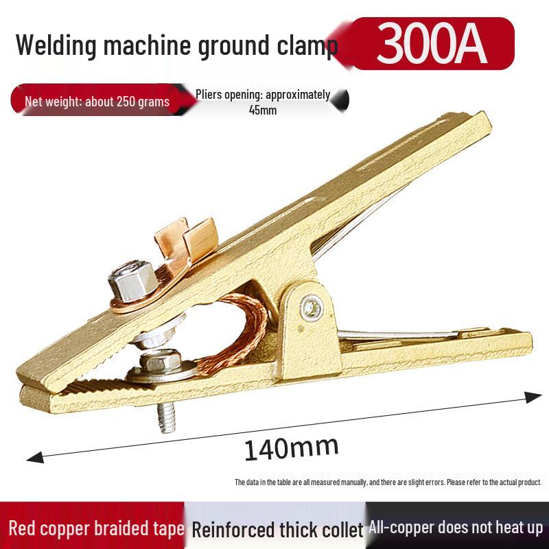 Welding Handle Electric Ground Clamp With Argon Arc Pliers And Copper Chuck