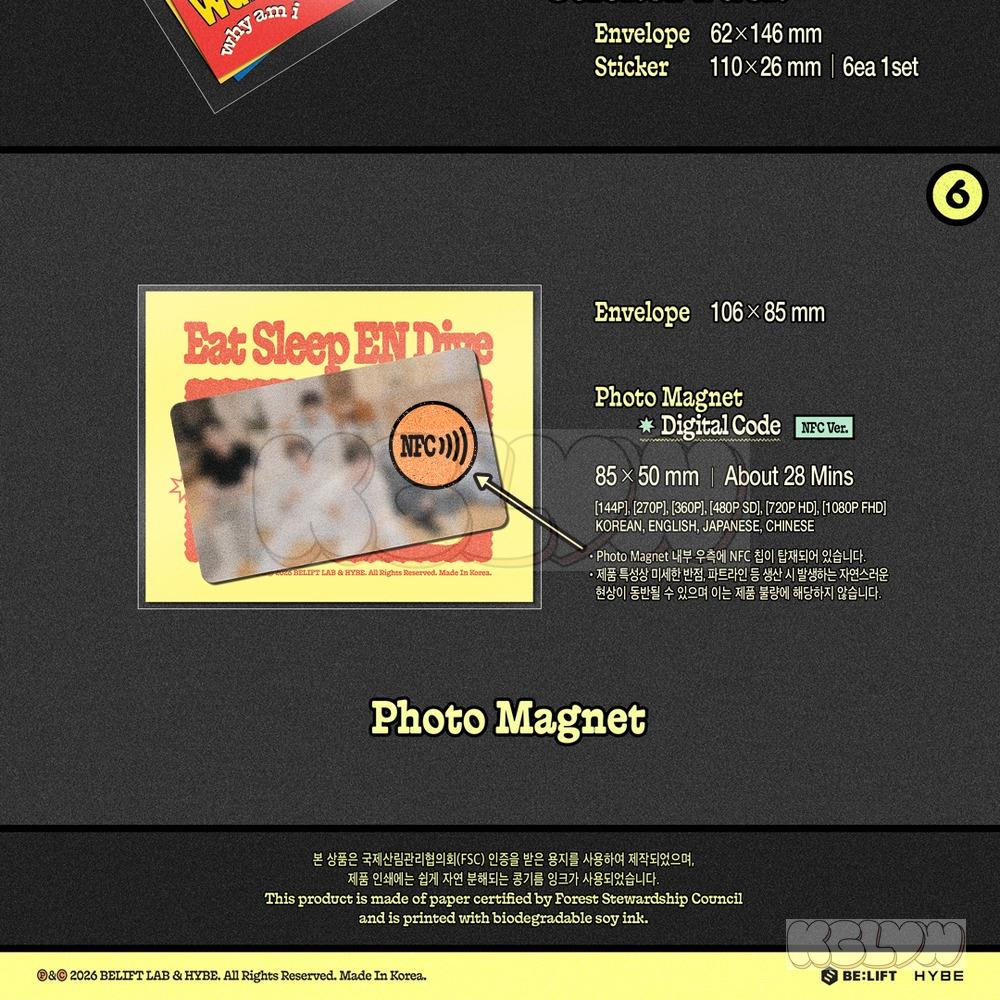 [Pre-order] ENHYPEN TRAVEL BOOK Official K-POP Photobook