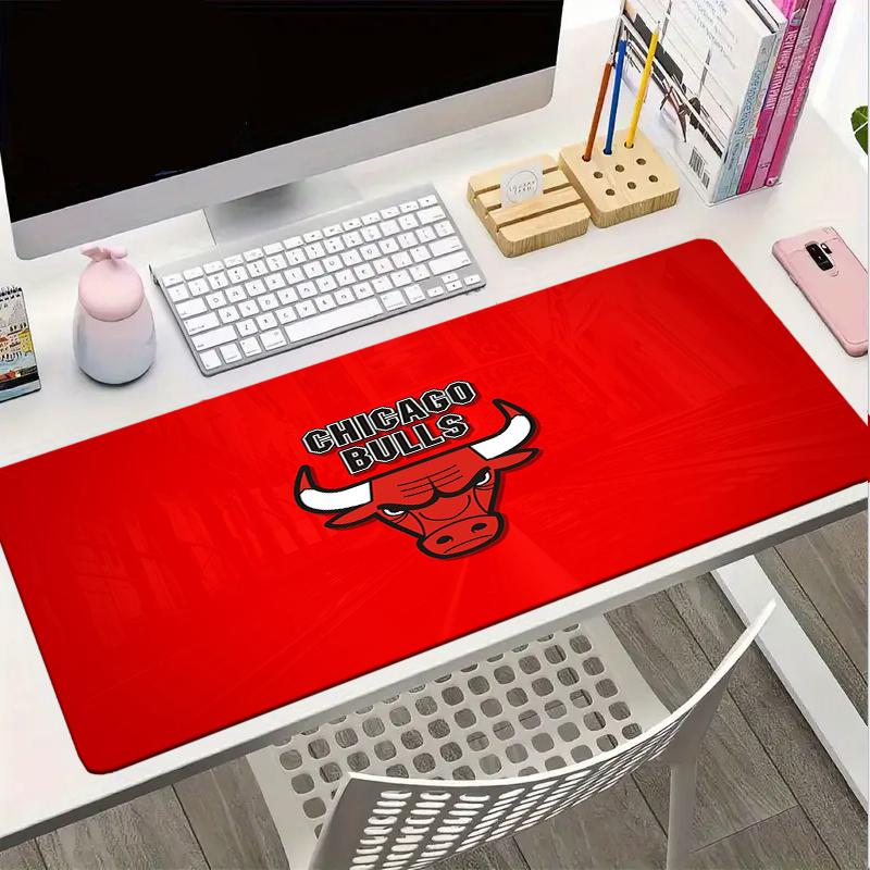Chicago-Bulls Logo Mouse pad, Gaming Mouse Pad, keyboard pad, Desk Decor for computer notebook Fan Gift Birthday Gift